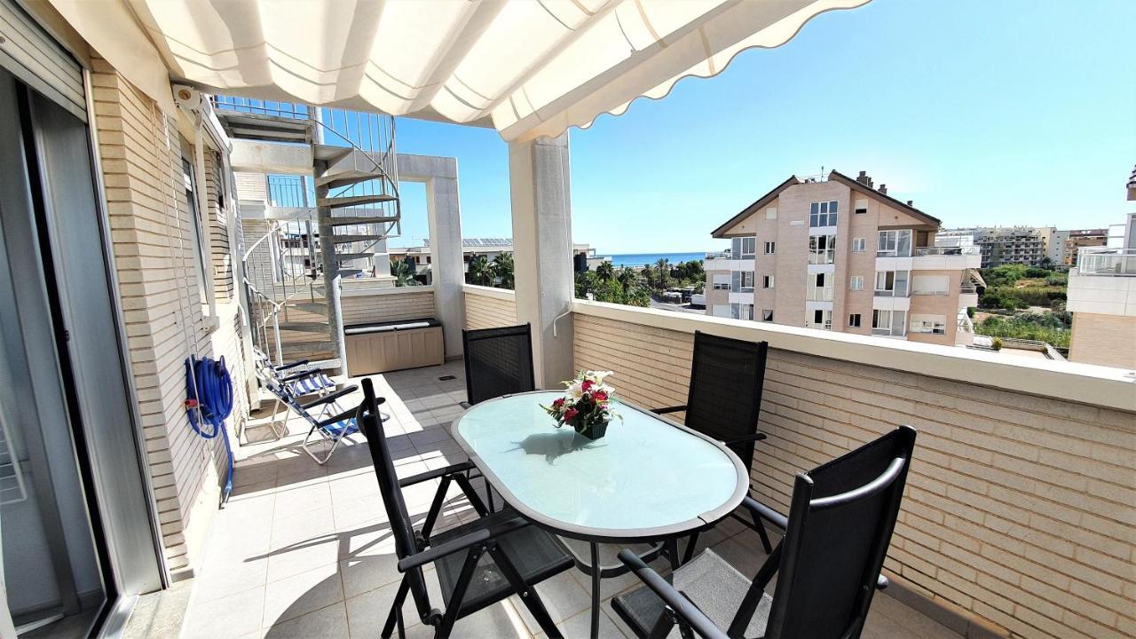 Beau Penthouse Avec Vue Mer Denia Exteriör bild