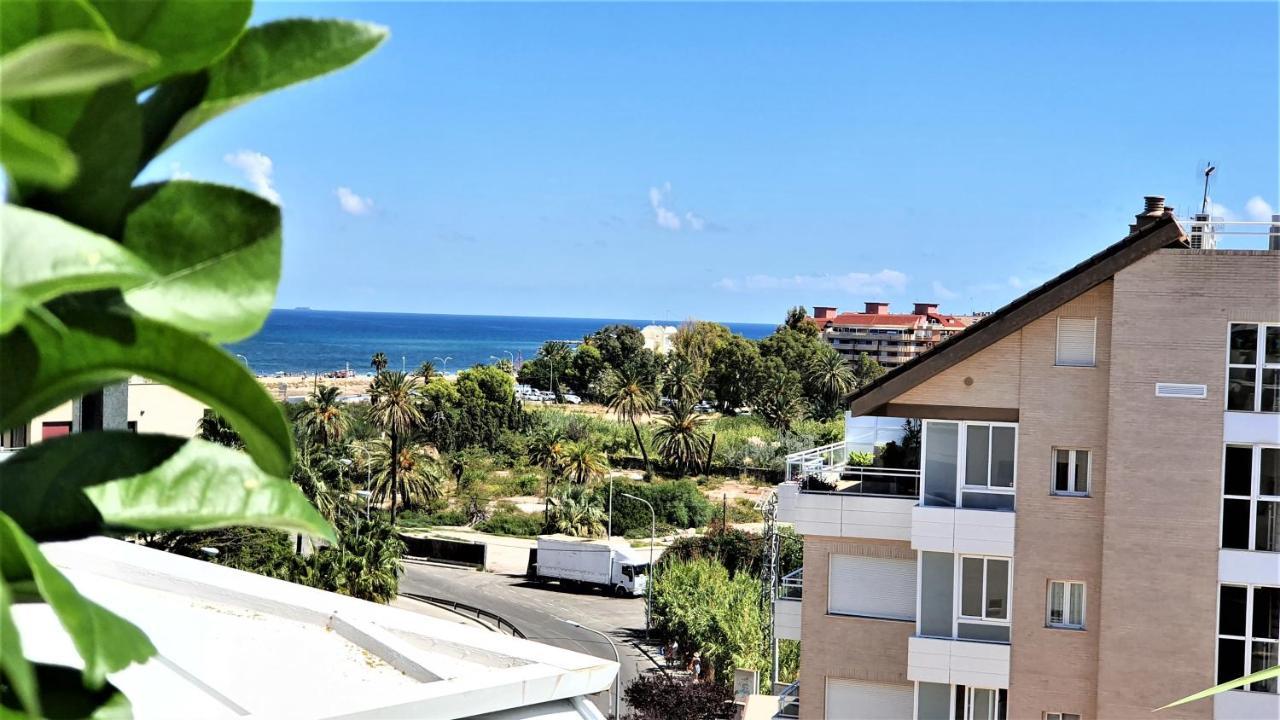 Beau Penthouse Avec Vue Mer Denia Exteriör bild
